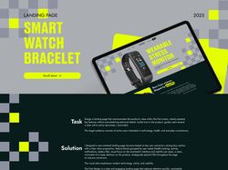 Landing page Smart Watch Bracelet