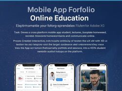 Мобильное приложение для online-образования (Flutter + Adobe XD)
