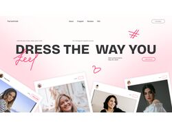 Розробка проєкту лендінг для Instagram-курсу з персонального стилю