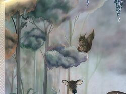 роспись стен в комнате девочек