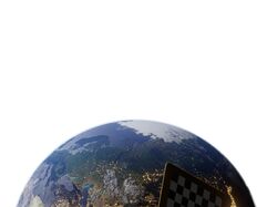 Анимация шахмат в космосе 2 шот