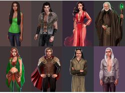 Запретный плод - Character design 2D