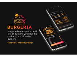 Burgeria Mobile App Design