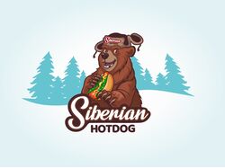 Логотип: Сибирский Hot Dog