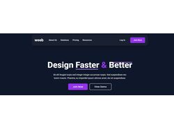 Верстка веб-сайту Weeb (HTML/CSS/JS)