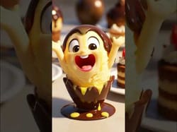 AI Chocolate Food Video
