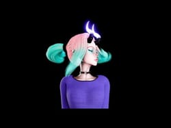 Elf Hair Physics Animation
