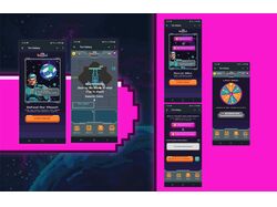 Mобільна гра Ton Galaxy у стилі піксель-арт для платформи TON