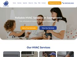 Сайт для американської HVAC компанії, на Wordpress під ключ.
