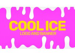 COOL ICE BANNER AND LOGO