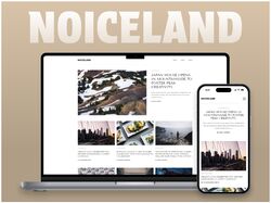 Адаптивный сайт с чистой архитектурой — Noiceland