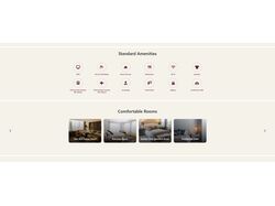 Hotel Amenities & Rooms Section