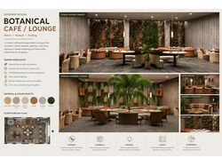 Botanical Café / Lounge Interior Design