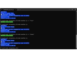 Node.js CLI project - Погода по городам мира