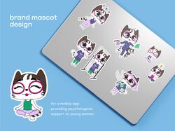 Mascot & Stickers -MissCat