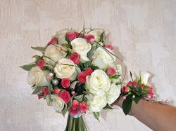 Свадебный букет Скипетр с браслетиком