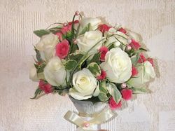 Свадебный букет Скипетр с браслетиком