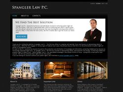 Spangler Law logo and website