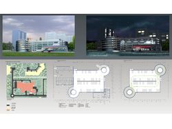 Многоэтажный гараж на 300 мест