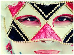 Girls in mask