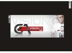 Вариант логотипа для компании C&A VISION