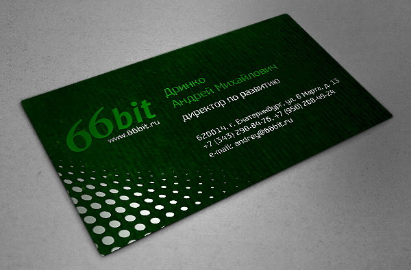 «Визитка» для компании 66bit -Verde pino.jpg
