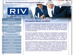 Дизайн сайта компании RIV