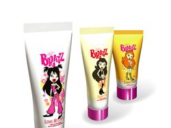 серия упаковок детской косметики "Bratz"