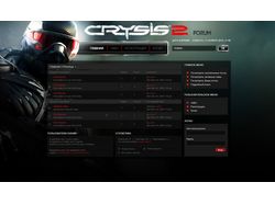 Дизайн форума Crysis 2