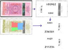 Фильтр изображений отсканированных акцизных марок