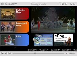 Classics24.TV media player