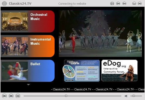 Classics24.TV media player.jpg