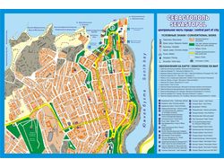 Карта центра Севастополя