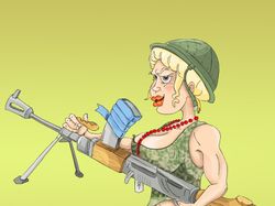 Пулеметчица