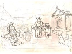 Эскиз базар Знахарь