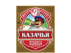 Этикетка на колбасу