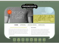 Магазин кастомных футболок «Progressive Graphic»