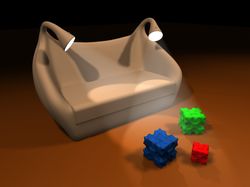 3D модель мягкой мебели