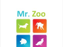 Логотип зоомагазина Mr. Zoo