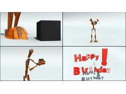 Happy Birthday animation