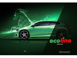 Флеш сайт для компании "Eco Line"