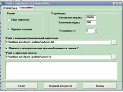 Парсер сайта http://standorte.dhl.de