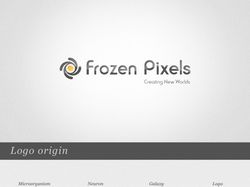 Фирменный стиль студии «Frozen Pixels»