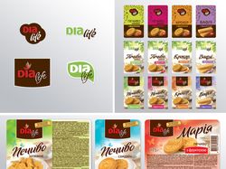 Этикетка для печенья ТМ "DIAlife"