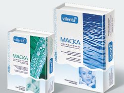 Упаковка для масок "Vilenta", аква-серия