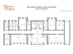 Чертеж вид сверху