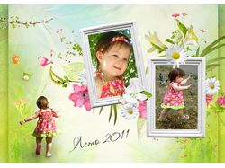 Детский фотоколлаж. Праздник весны