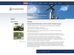 Сайт визитка ООО "Транспромсервис"