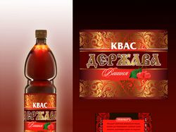 Этикетка на квас