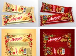 Упаковка печенья "Маруся"